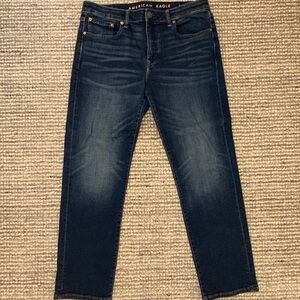 American Eagle Outfitters Men's Dark Wash Blue Jeans 34x32